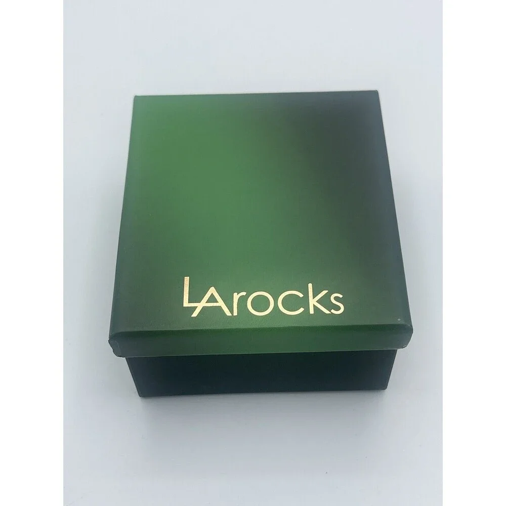 LA rocks Men’s Stainless Steel Genuine Stone Necklace New